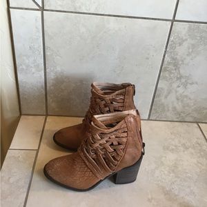 Freebird suede booties